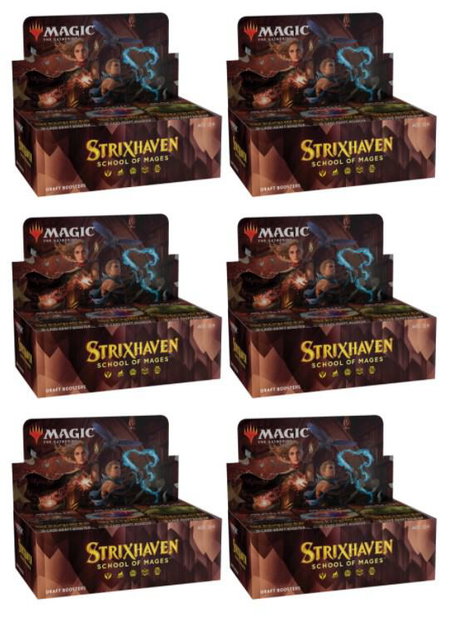 Strixhaven: School of Mages - Draft Booster Box Case trading card from Strixhaven: School of Mages Strixhaven: School of Mages - Draft Booster Box Case - Strixhaven: School of Mages Magic: The Gathering trading card