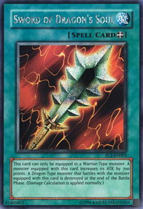 Sword of Dragon's Soul - Power of Chaos: Joey the Passion (PCJ) #PCJ-EN003 - Prismatic Secret Rare YuGiOh Trading Card