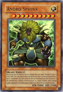 Andro Sphinx - Yu-Gi-Oh! Movie Exclusive Pack (EP1) #EP1-EN002 - Ultra Rare YuGiOh Trading Card