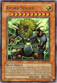 Andro Sphinx - Yu-Gi-Oh! Movie Exclusive Pack (EP1) #EP1-EN002 - Ultra Rare YuGiOh Trading Card
