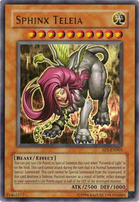 Sphinx Teleia - Yu-Gi-Oh! Movie Exclusive Pack (EP1) #EP1-EN003 - Ultra Rare YuGiOh Trading Card