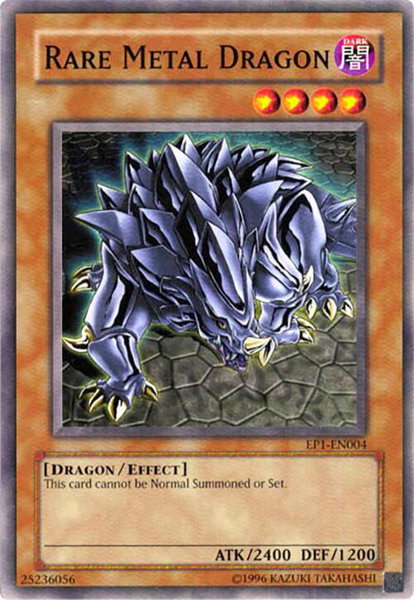 Rare Metal Dragon trading card from Yu-Gi-Oh! Movie Exclusive Pack Rare Metal Dragon - Yu-Gi-Oh! Movie Exclusive Pack YuGiOh trading card