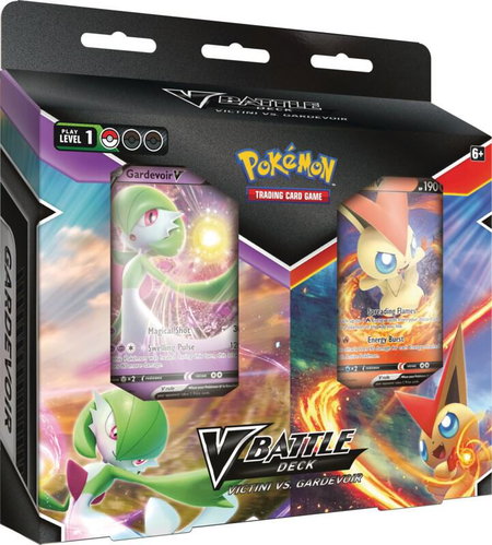 V Battle Deck Bundle [Victini V/Gardevoir V] - Miscellaneous Cards & Products Pokémon trading card