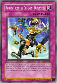 Return from the Different Dimension - Yu-Gi-Oh! Movie Exclusive Pack (EP1) #EP1-EN008 - Common / Short Print YuGiOh Trading Card