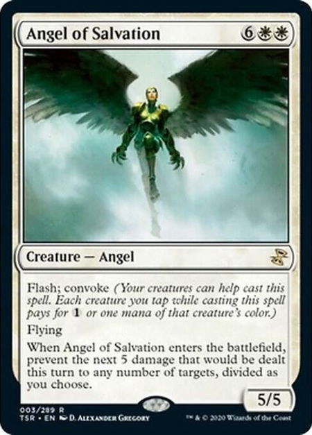 Angel of Salvation - Time Spiral: Remastered Magic: The Gathering trading card