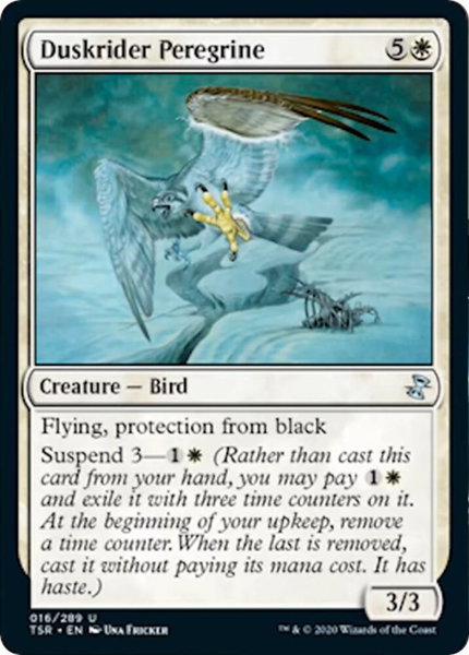 Duskrider Peregrine trading card from Time Spiral: Remastered Duskrider Peregrine - Time Spiral: Remastered Magic: The Gathering trading card