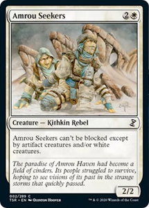 Amrou Seekers - Time Spiral: Remastered (TSR) #2 - Common Magic: The Gathering Trading Card