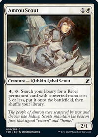 Amrou Scout - Time Spiral: Remastered (TSR) #1 - Common Magic: The Gathering Trading Card