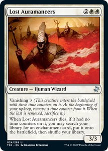 Lost Auramancers - Time Spiral: Remastered (TSR) #24 - Uncommon Magic: The Gathering Trading Card