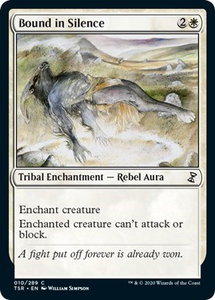 Bound in Silence - Time Spiral: Remastered (TSR) #10 - Common Magic: The Gathering Trading Card