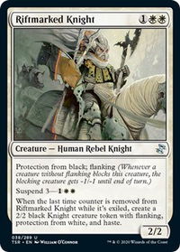 Riftmarked Knight - Time Spiral: Remastered (TSR) #38 - Uncommon Magic: The Gathering Trading Card