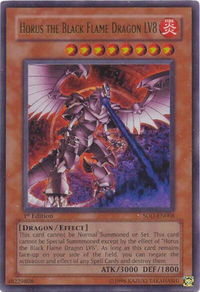Horus the Black Flame Dragon LV8 - Soul of the Duelist (SOD) #SOD-EN008 - Ultra Rare YuGiOh Trading Card