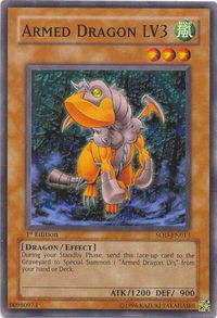Armed Dragon LV3 - Soul of the Duelist (SOD) #SOD-EN013 - Common / Short Print YuGiOh Trading Card