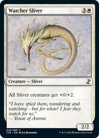 Watcher Sliver - Time Spiral: Remastered (TSR) #49 - Common Magic: The Gathering Trading Card