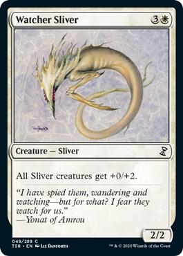 Watcher Sliver - Time Spiral: Remastered Magic: The Gathering trading card