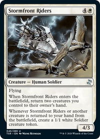 Stormfront Riders - Time Spiral: Remastered (TSR) #46 - Uncommon Magic: The Gathering Trading Card