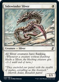 Sidewinder Sliver - Time Spiral: Remastered (TSR) #43 - Common Magic: The Gathering Trading Card