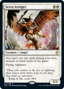 Serra Avenger - Time Spiral: Remastered (TSR) #41 - Rare Magic: The Gathering Trading Card