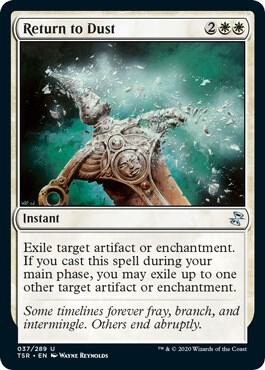Return to Dust trading card from Time Spiral: Remastered Return to Dust - Time Spiral: Remastered Magic: The Gathering trading card