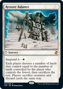 Restore Balance - Time Spiral: Remastered (TSR) #36 - Mythic Rare Magic: The Gathering Trading Card