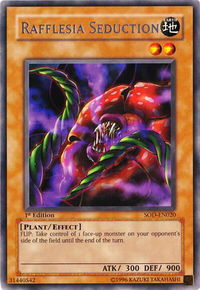 Rafflesia Seduction - Soul of the Duelist (SOD) #SOD-EN020 - Rare YuGiOh Trading Card