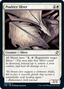 Poultice Sliver - Time Spiral: Remastered (TSR) #33 - Uncommon Magic: The Gathering Trading Card