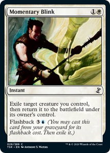 Momentary Blink - Time Spiral: Remastered (TSR) #28 - Common Magic: The Gathering Trading Card