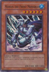 Mobius the Frost Monarch - Soul of the Duelist (SOD) #SOD-EN022 - Super Rare YuGiOh Trading Card