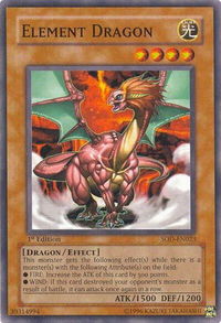 Element Dragon - Soul of the Duelist (SOD) #SOD-EN023 - Common / Short Print YuGiOh Trading Card