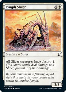 Lymph Sliver - Time Spiral: Remastered (TSR) #25 - Common Magic: The Gathering Trading Card