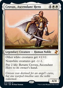 Crovax, Ascendant Hero - Time Spiral: Remastered (TSR) #15 - Mythic Rare Magic: The Gathering Trading Card