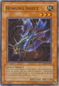 Howling Insect - Soul of the Duelist (SOD) #SOD-EN025 - Common / Short Print YuGiOh Trading Card