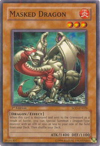 Masked Dragon - Soul of the Duelist (SOD) #SOD-EN026 - Common / Short Print YuGiOh Trading Card