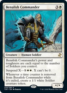 Benalish Commander - Time Spiral: Remastered (TSR) #8 - Rare Magic: The Gathering Trading Card