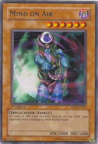 Mind on Air - Soul of the Duelist (SOD) #SOD-EN027 - Rare YuGiOh Trading Card