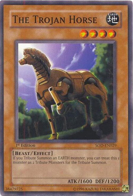 The Trojan Horse - Soul of the Duelist YuGiOh trading card