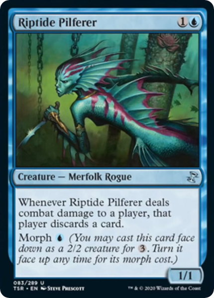 Riptide Pilferer trading card from Time Spiral: Remastered Riptide Pilferer - Time Spiral: Remastered Magic: The Gathering trading card