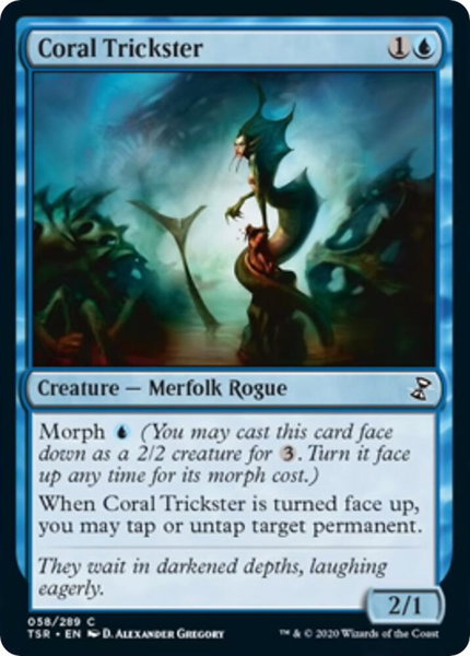 Coral Trickster - Time Spiral: Remastered Magic: The Gathering trading card