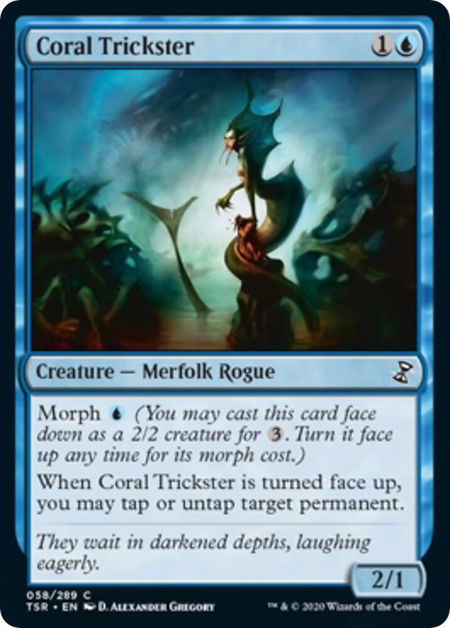 Coral Trickster - Time Spiral: Remastered Magic: The Gathering trading card