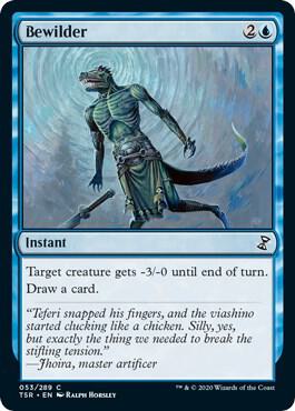 Bewilder trading card from Time Spiral: Remastered Bewilder - Time Spiral: Remastered Magic: The Gathering trading card