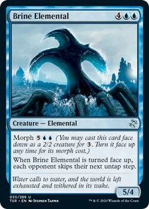 Brine Elemental - Time Spiral: Remastered (TSR) #55 - Uncommon Magic: The Gathering Trading Card