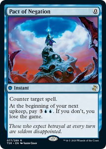 Pact of Negation - Time Spiral: Remastered (TSR) #77 - Rare Magic: The Gathering Trading Card