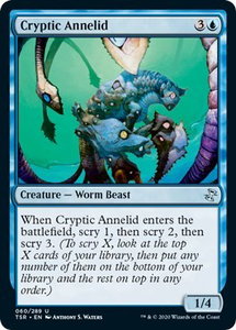 Cryptic Annelid - Time Spiral: Remastered (TSR) #60 - Uncommon Magic: The Gathering Trading Card