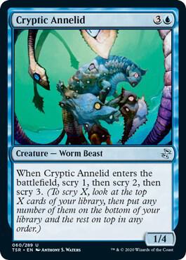 Cryptic Annelid trading card from Time Spiral: Remastered Cryptic Annelid - Time Spiral: Remastered Magic: The Gathering trading card