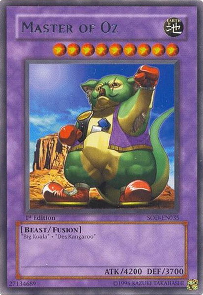 Master of OZ trading card from Soul of the Duelist Master of OZ - Soul of the Duelist YuGiOh trading card