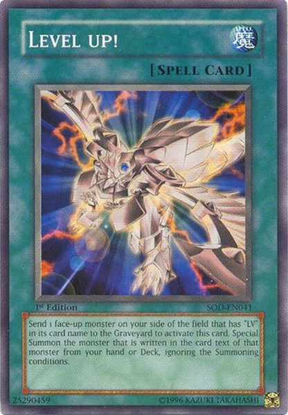 Level Up! trading card from Soul of the Duelist Level Up! - Soul of the Duelist YuGiOh trading card