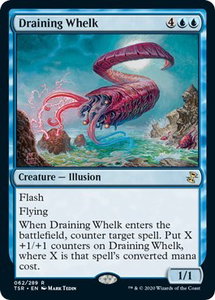 Draining Whelk - Time Spiral: Remastered (TSR) #62 - Rare Magic: The Gathering Trading Card
