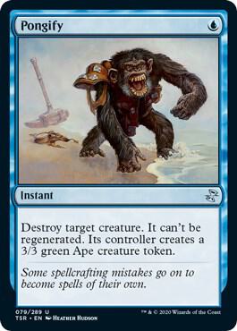 Pongify trading card from Time Spiral: Remastered Pongify - Time Spiral: Remastered Magic: The Gathering trading card