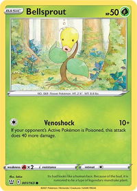 Bellsprout - SWSH05: Battle Styles (SWSH05) #001/163 - Common Pokémon Trading Card