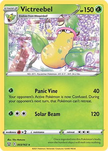 Victreebel - SWSH05: Battle Styles (SWSH05) #003/163 - Rare Pokémon Trading Card